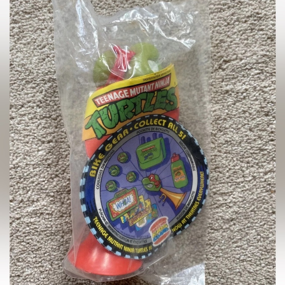 Burger King Teenage Mutant Ninja Turtles Bike Gear 1995